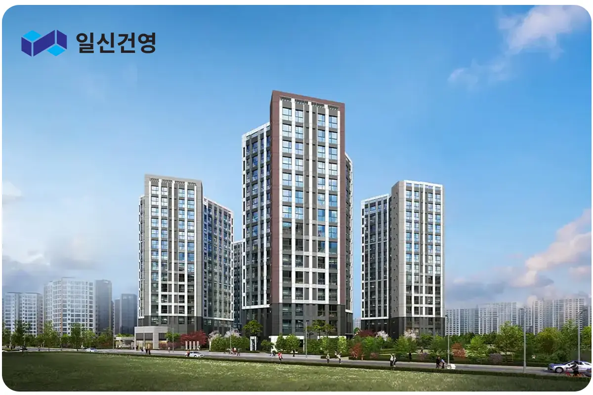 원종 휴먼빌의 조경투시도
